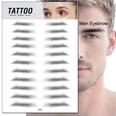 Men Eyebrow Temporary Transfer Eyebrow Sticker For Microblading Academy & Beginner Training